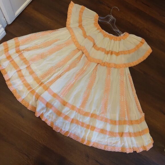 NEW ANTHROPOLOGIE Eyes Of Simone PEASANT TOP OFF THE SHOULDER BLOUSE - Picture 3 of 6